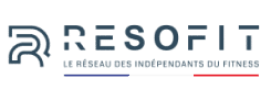 Logo RESOFIT avec un 'R' stylisé, accompagné du slogan 'Le réseau vital du citoyen français' et d'un drapeau tricolore.
